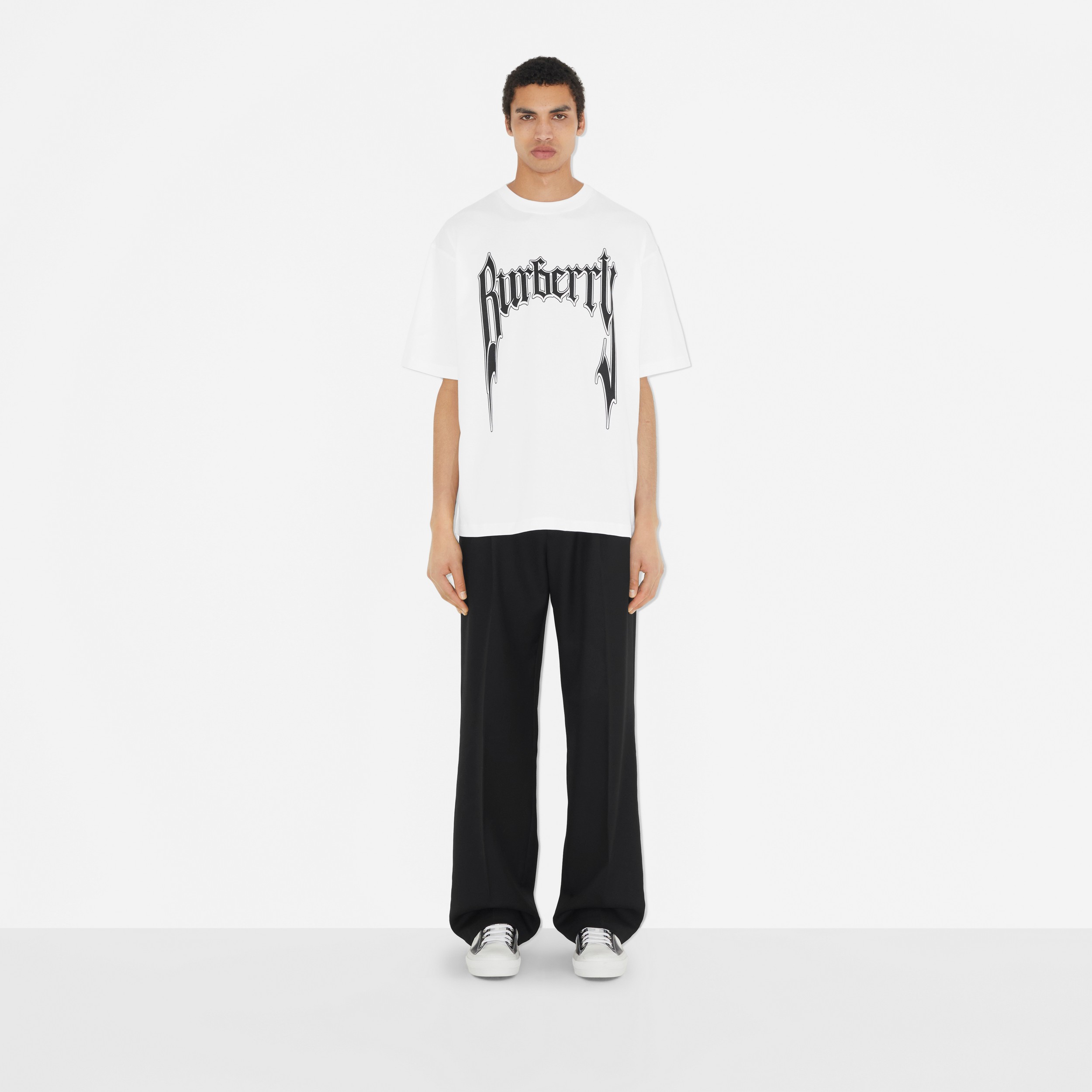 ロゴプリント コットンTシャツ (ホワイト) - メンズ | Burberry®公式サイト - 2