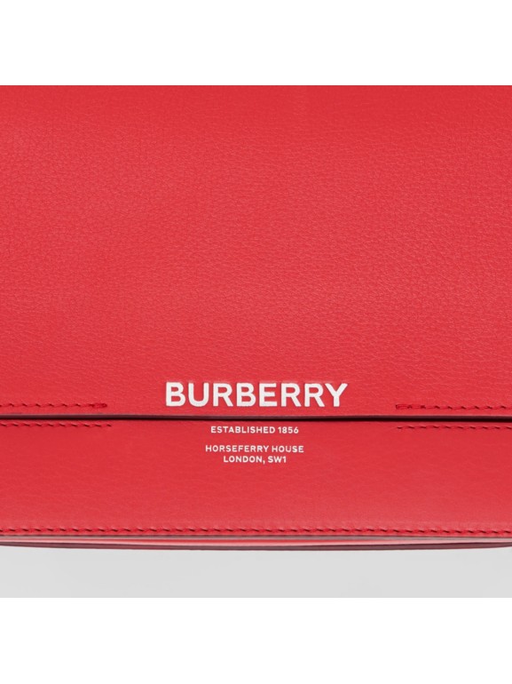 Small Leather Grace Bag in Bright Military Red - Women | Burberry Canada