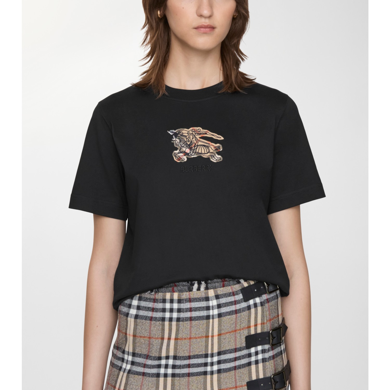 EKD Check Cotton T-shirt