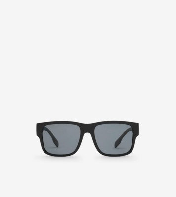 Logo Detail Square Frame Sunglasses in Black Men Burberry Official