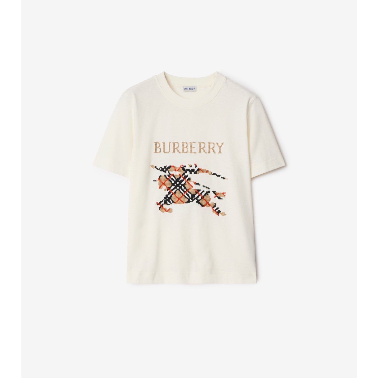 クロスステッチ EKD​ コットンTシャツ