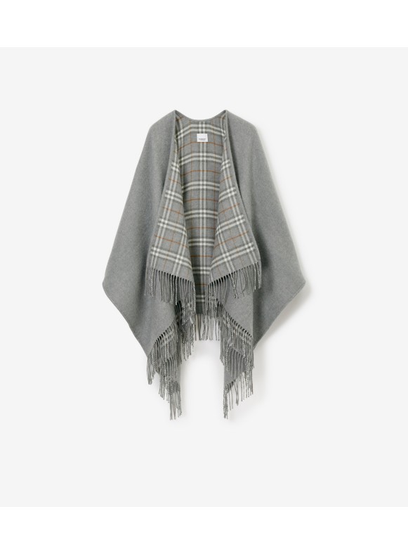 Burberry lattice cloak outlet poncho sweater