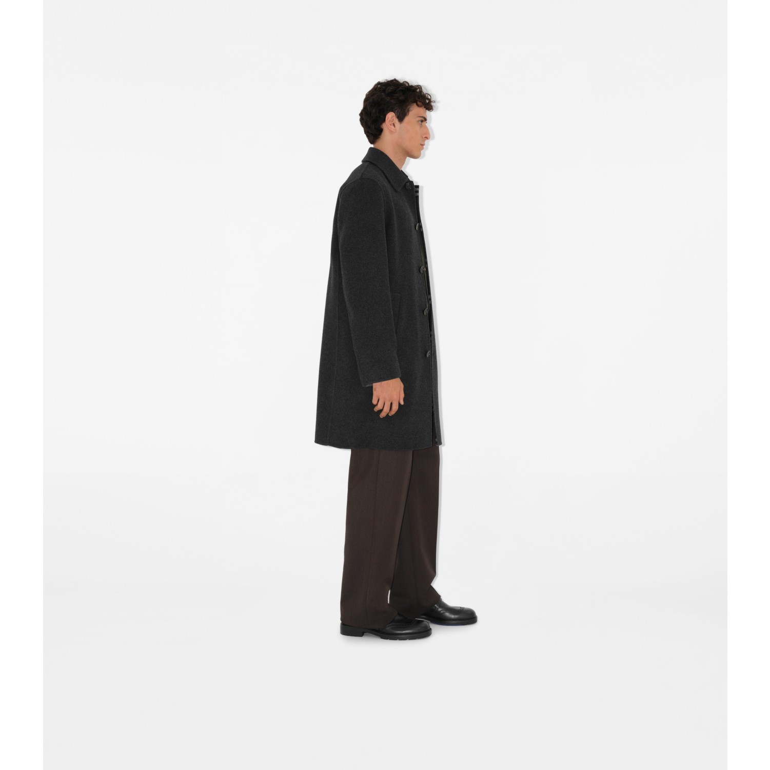 Mid-length Wool Car Coat