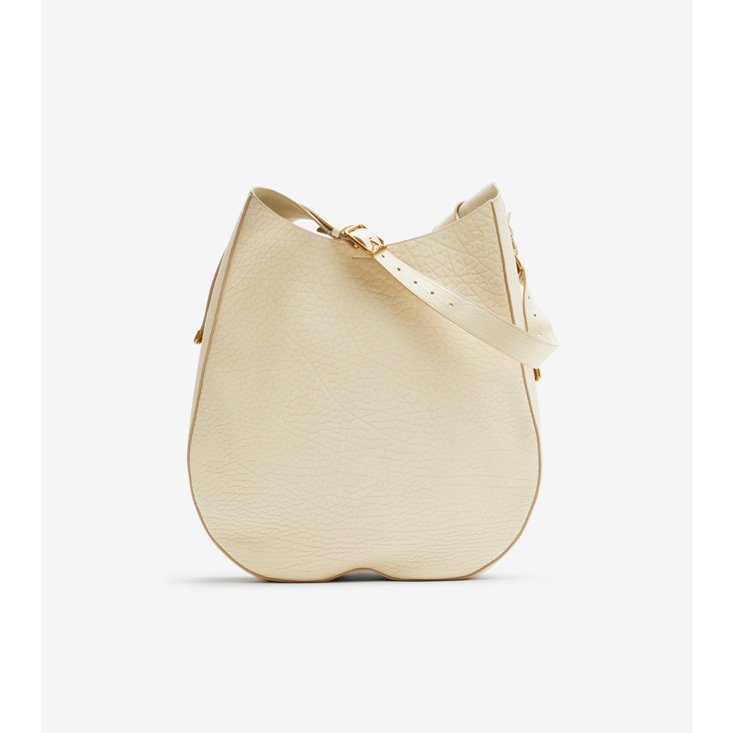 BURBERRY: Chess bag in grained leather - Pearl