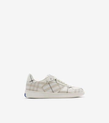 Check Terrace Sneakers in Cotton - Women, Nylon | Burberry® Official