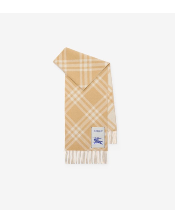 Check Cashmere Scarf