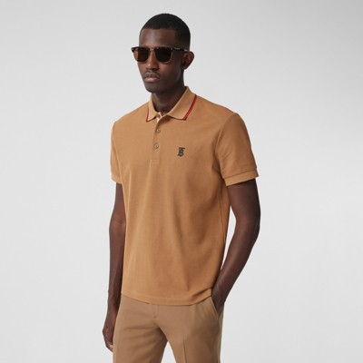Brown burberry polo shirt Clearance