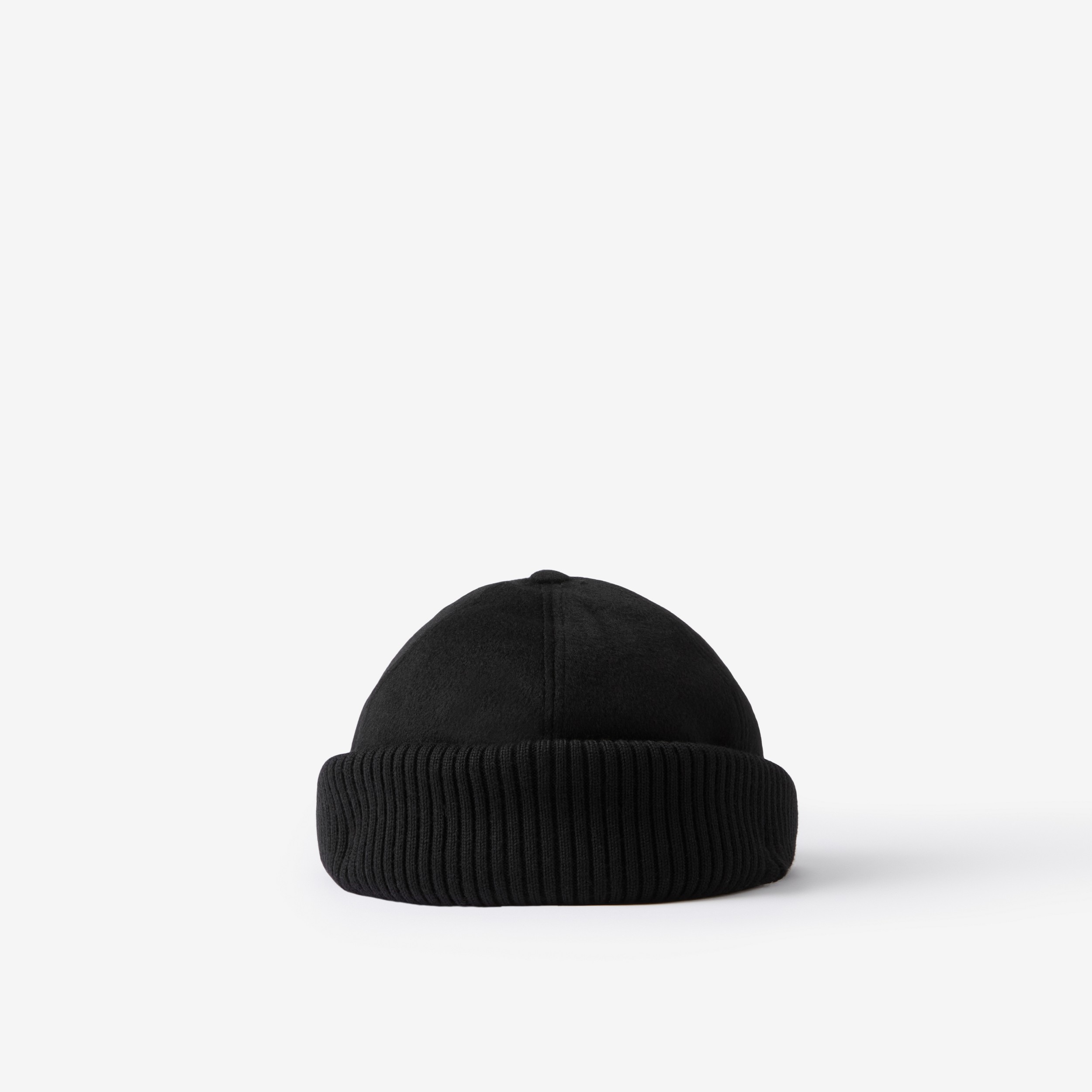 专属标识装饰重塑版型羊绒棒球帽 (黑色) | Burberry® 博柏利官网 - 3