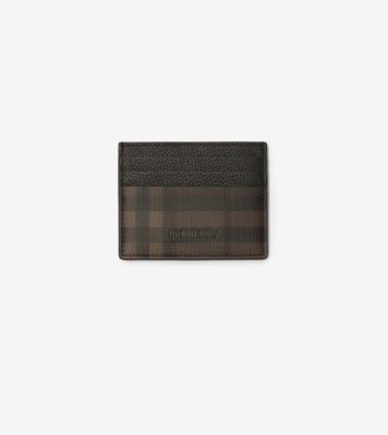 Burberry チェック カードケース (ダークブラウン) - メンズ | Burberry®公式サイト
