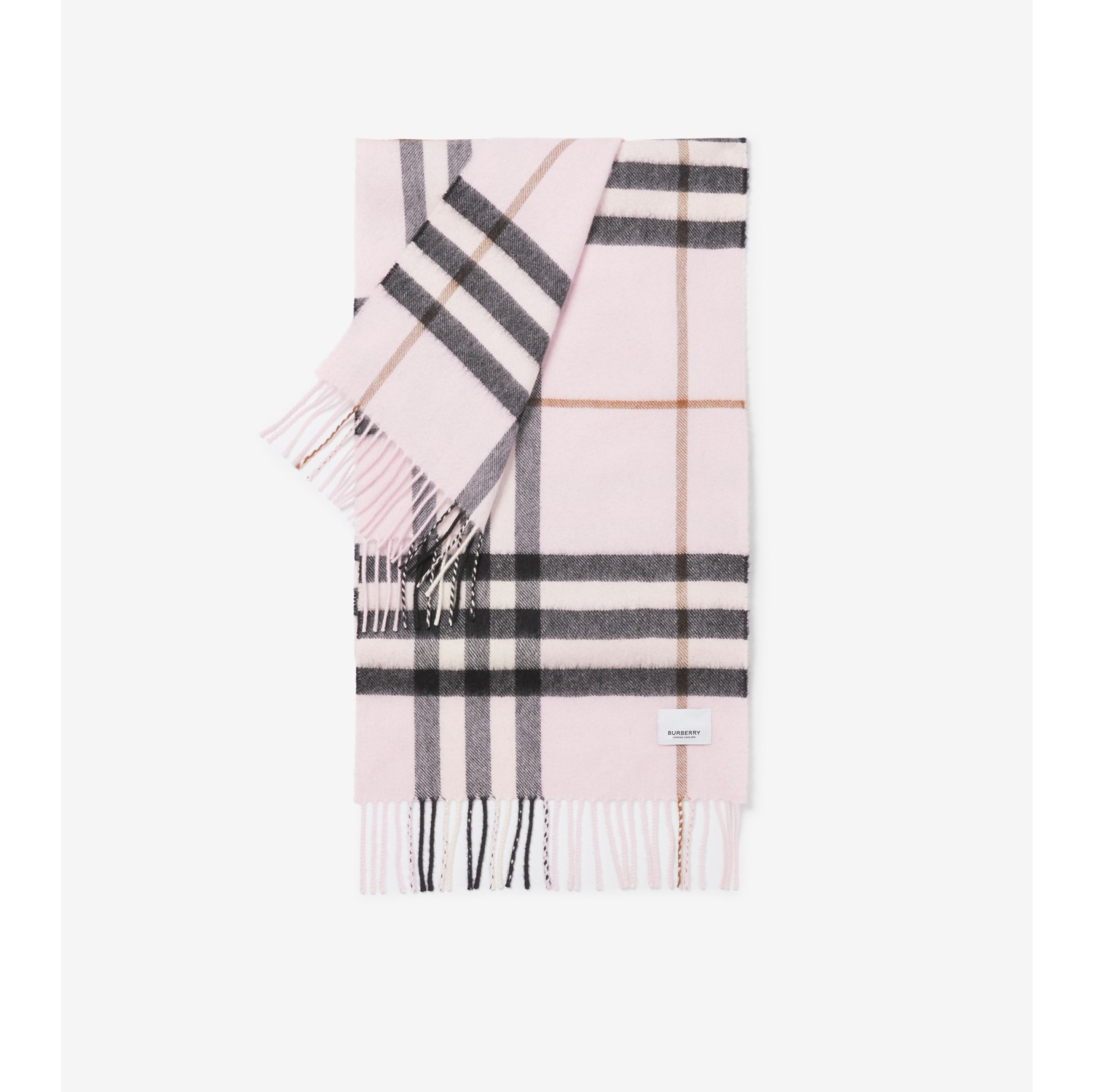 pink cashmere scarf