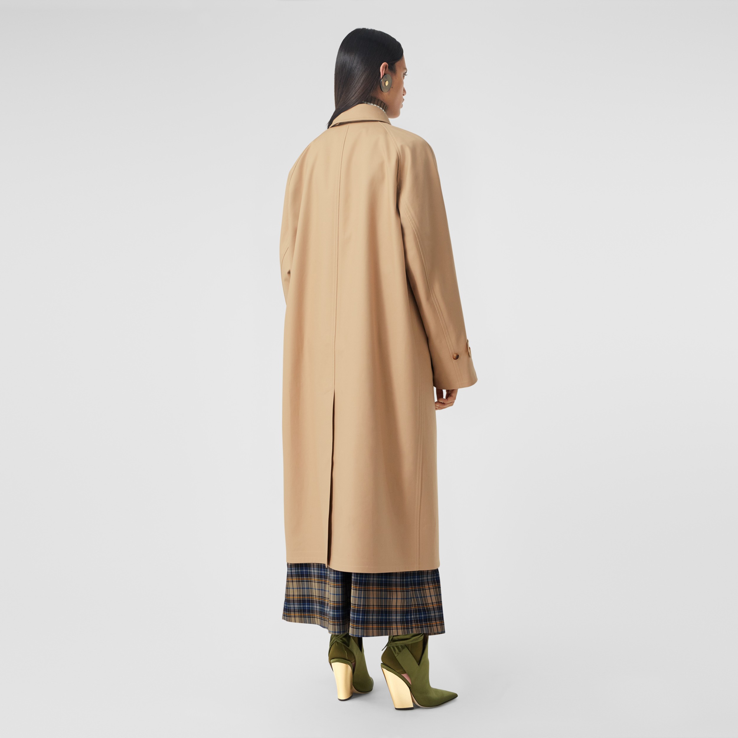 Cotton Gabardine Reconstructed Car Coat in Soft Fawn - Women | Burberry ...