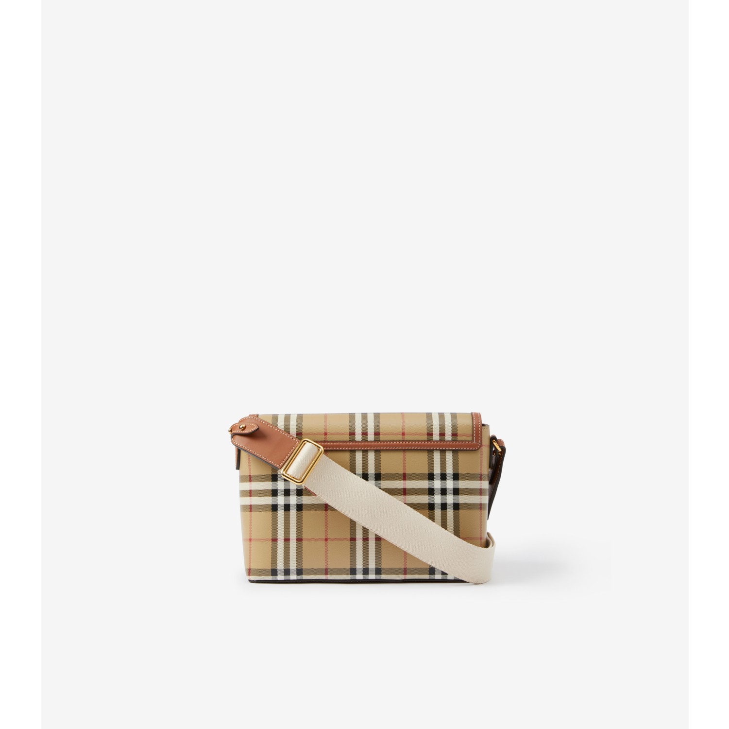 Note Bag in Briar brown - Women, Vintage Check | Burberry® Official