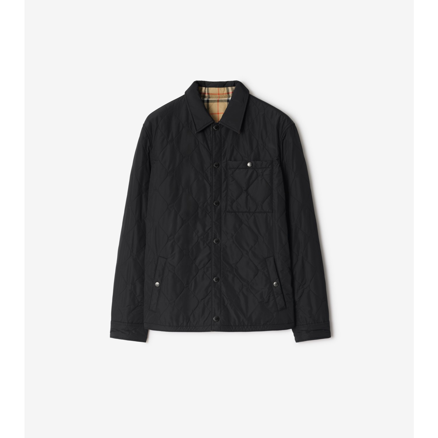 Reversible Quilted Nylon Overshirt
