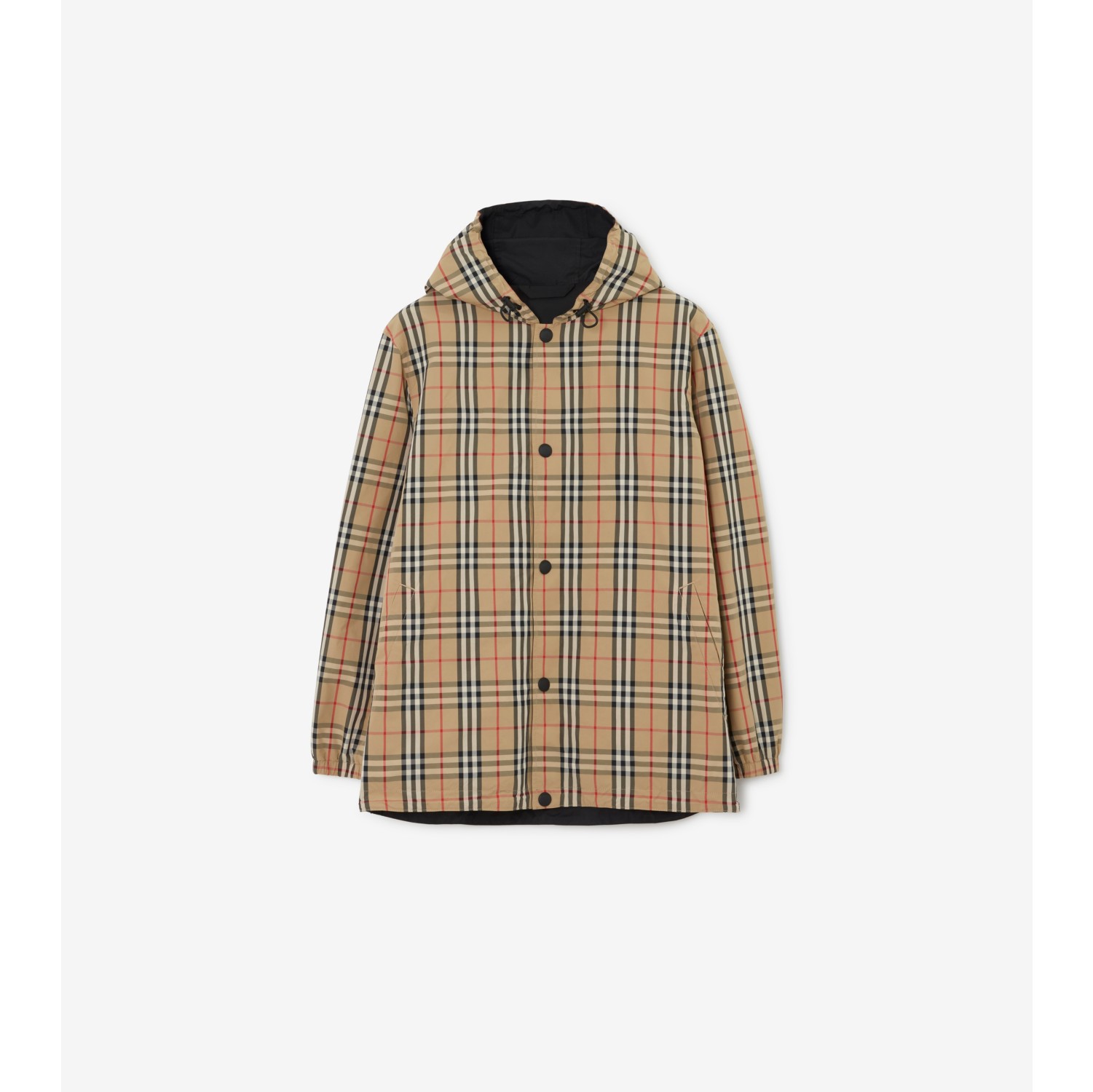 Veste réversible en nylon Check