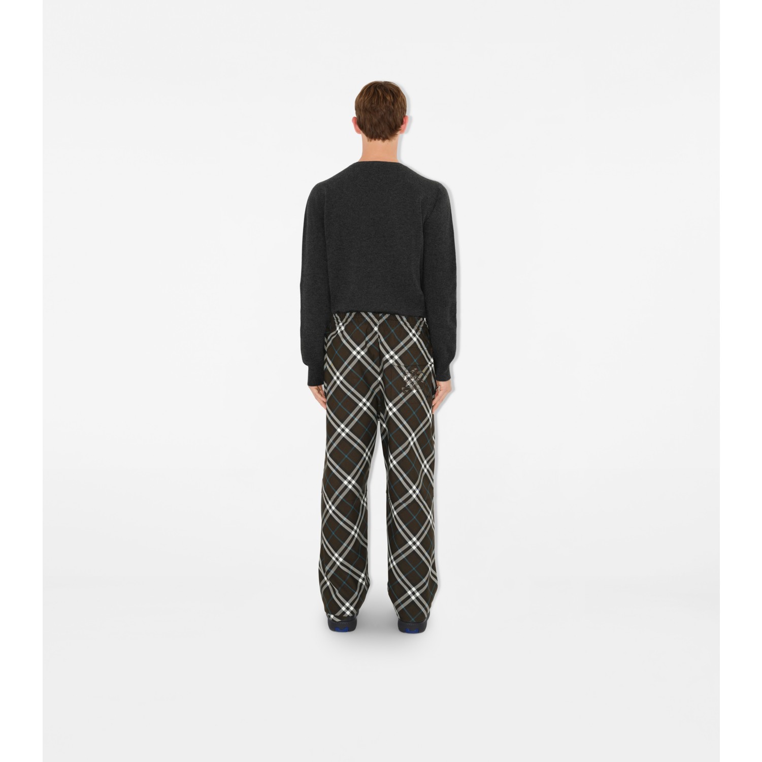 Pantalon en sergé Check