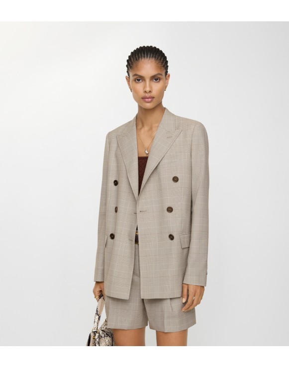 「美品」BURBERRY テーラードジャケット アイボリー ウィメンズ ブレザー、ジャケット、テーラードトラウザー | Burberry®