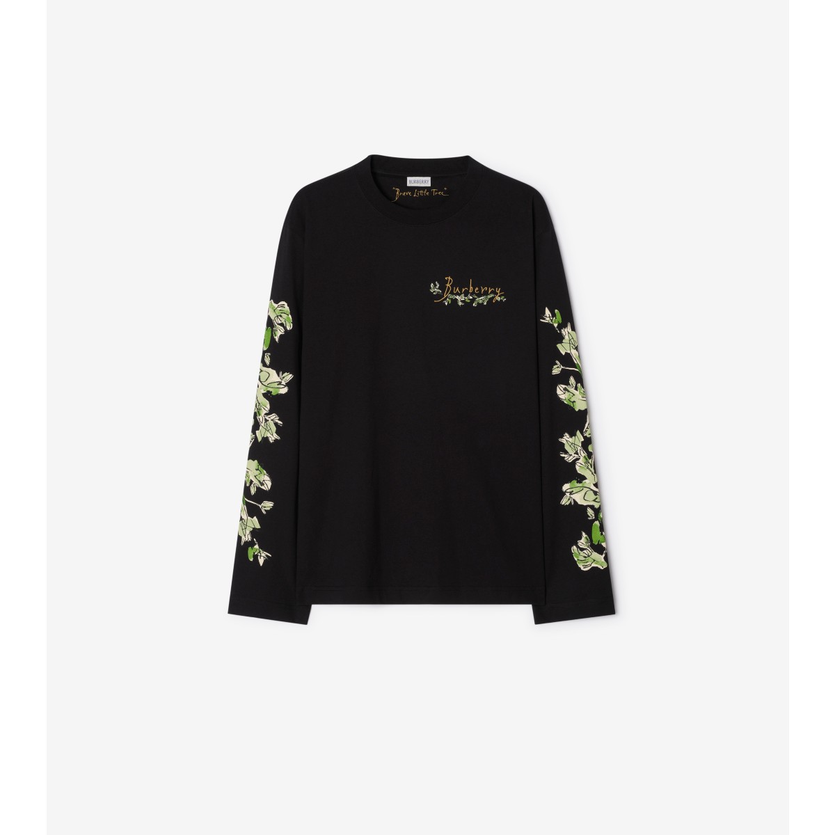  Printed Long-sleeve Brave Little Tree Cotton T-shirt