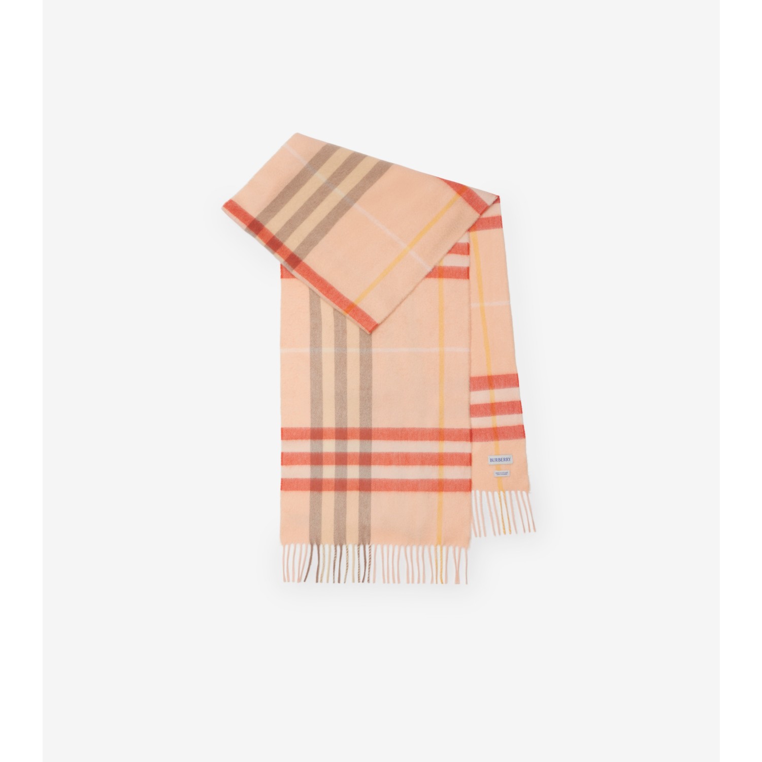 Check Cashmere Scarf