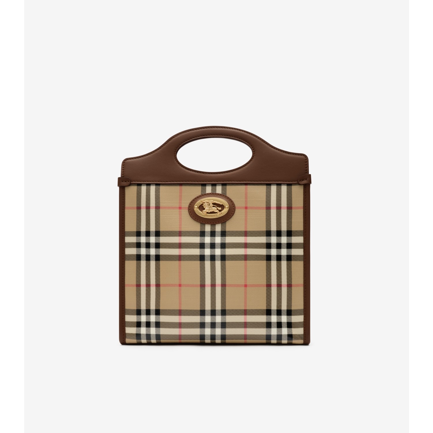 Small Pocket Bag in Archive beige - Women, Cotton | Burberry® Official