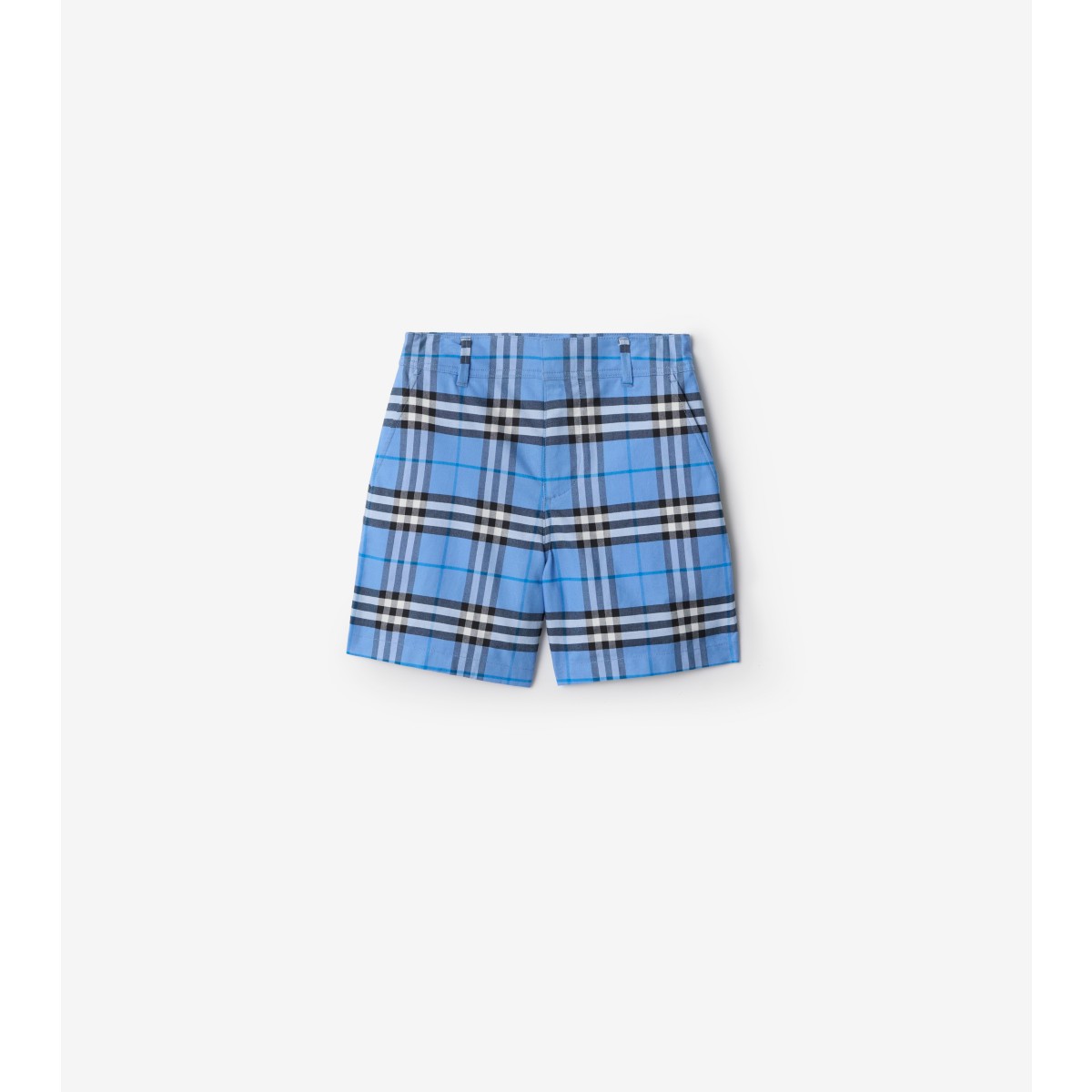  Check Cotton Oxford Shorts