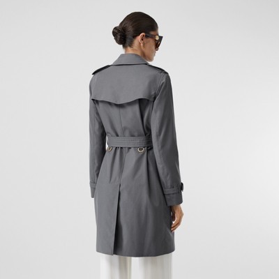 gray burberry trench coat