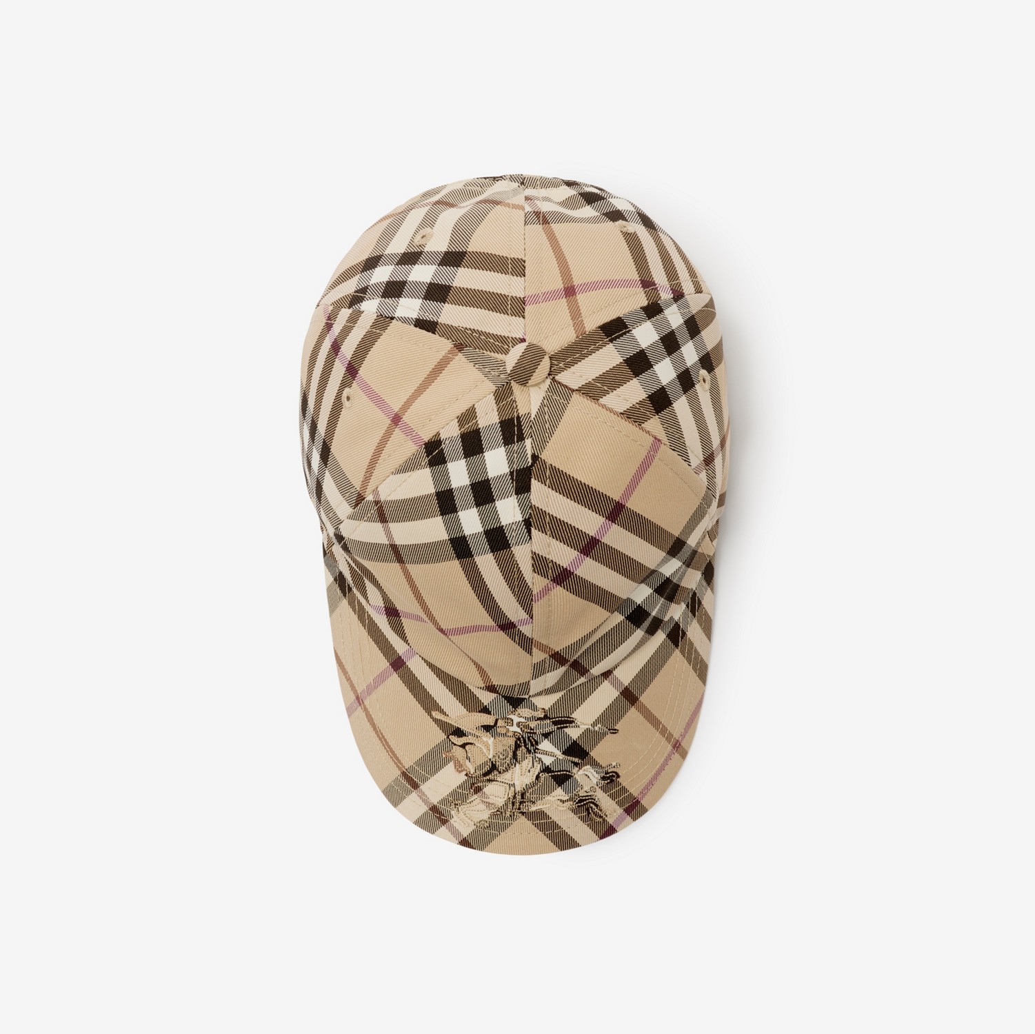 Check EKD Baseball Cap in Alabaster - Men | Burberry® Official Check EKD Baseball Cap in Alabaster - Men | Burberry® Official