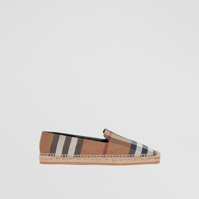 burberry check espadrilles
