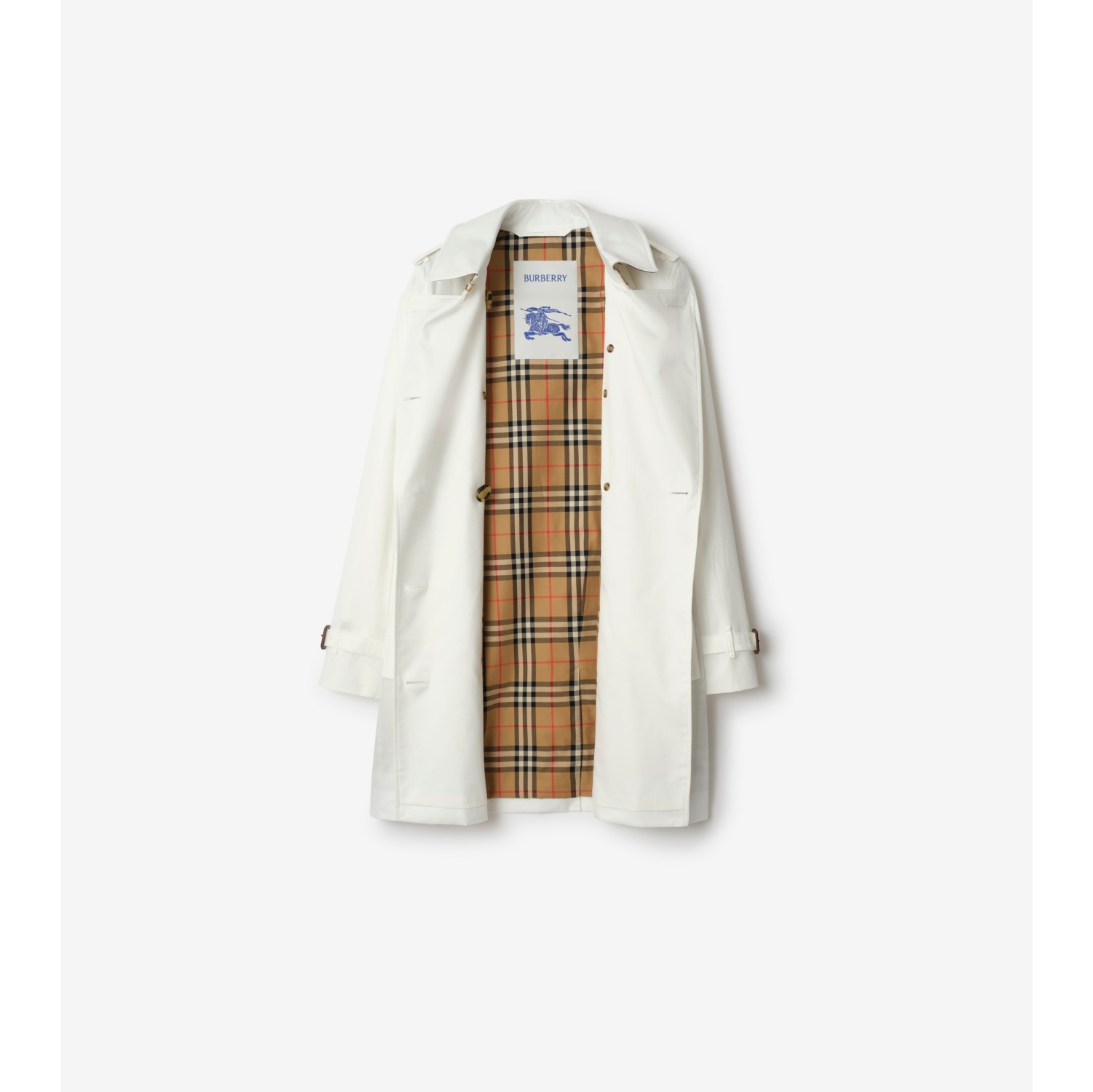 Short Tropical Gabardine Kensington Trench Coat