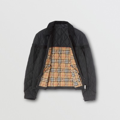 burberry quilted car coat