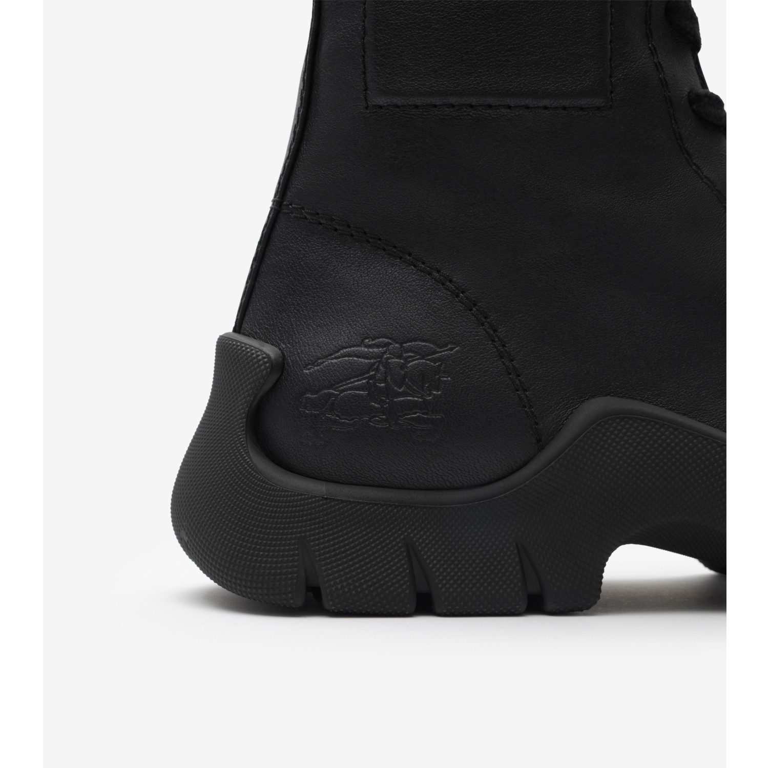 Leather Tone Boots​ in Black - Men | Burberry® Official