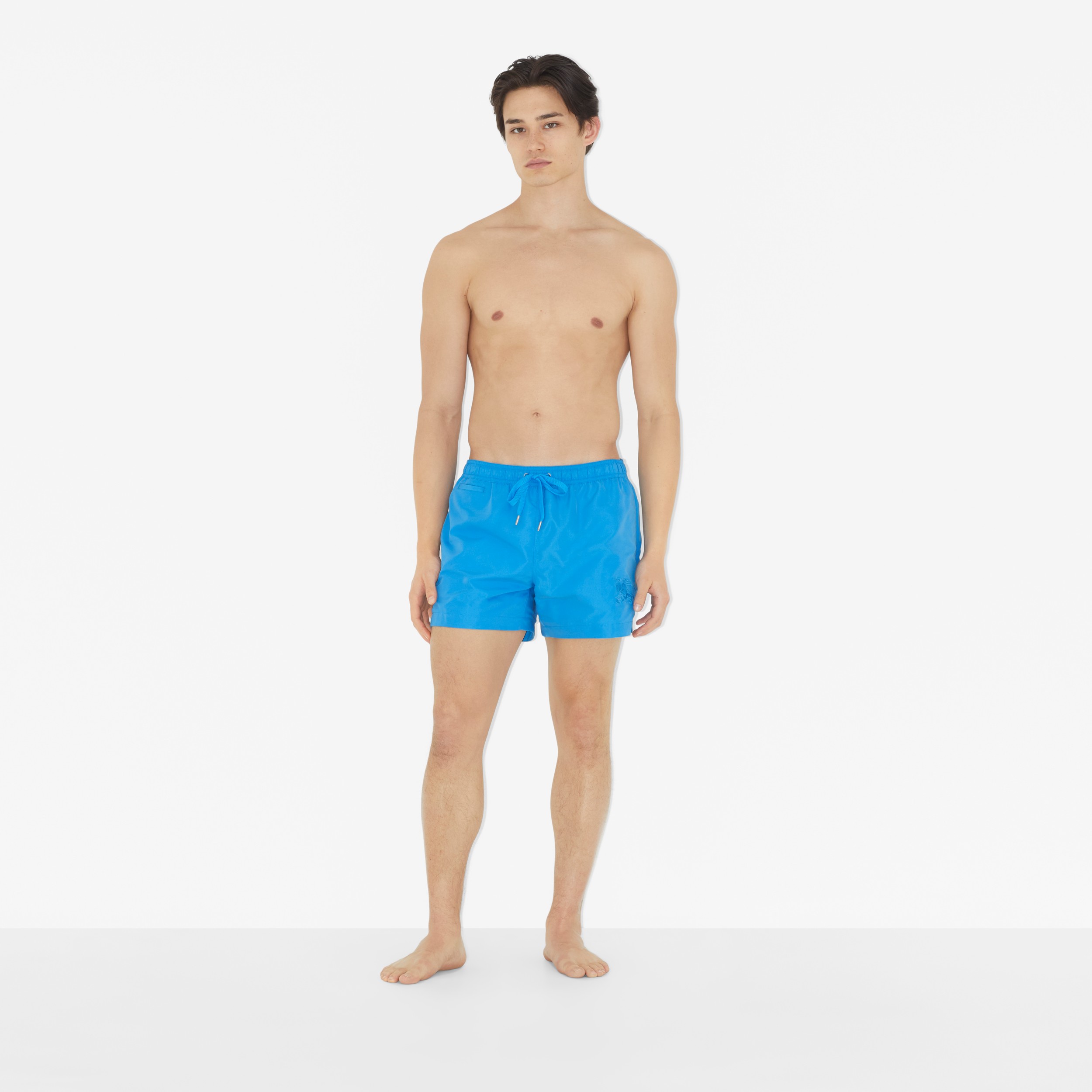 EKD Drawcord Swim Shorts in Bright Cerulean Blue - Men | Burberry® Official - 2