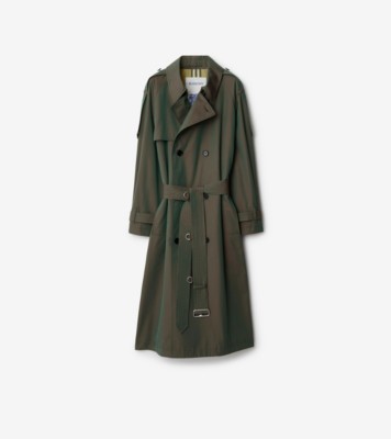 Burberry trench coat store green