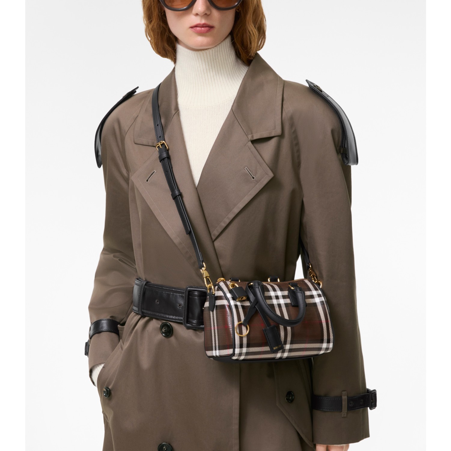 Mini Check Bowling Bag