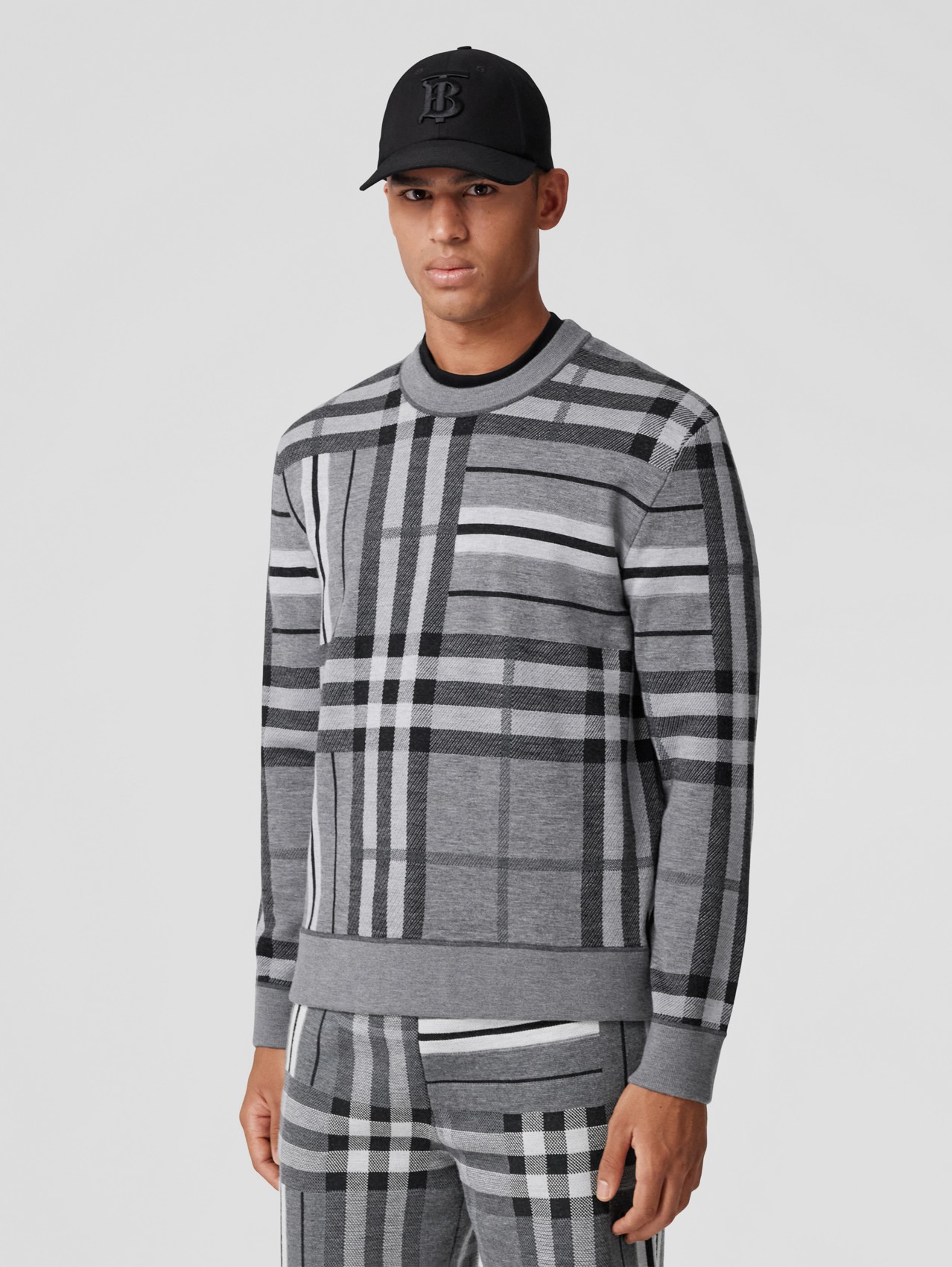 Ssense Uomo Abbigliamento Maglioni e cardigan Felpe e hoodies Felpe Gray Logo Sweatshirt 