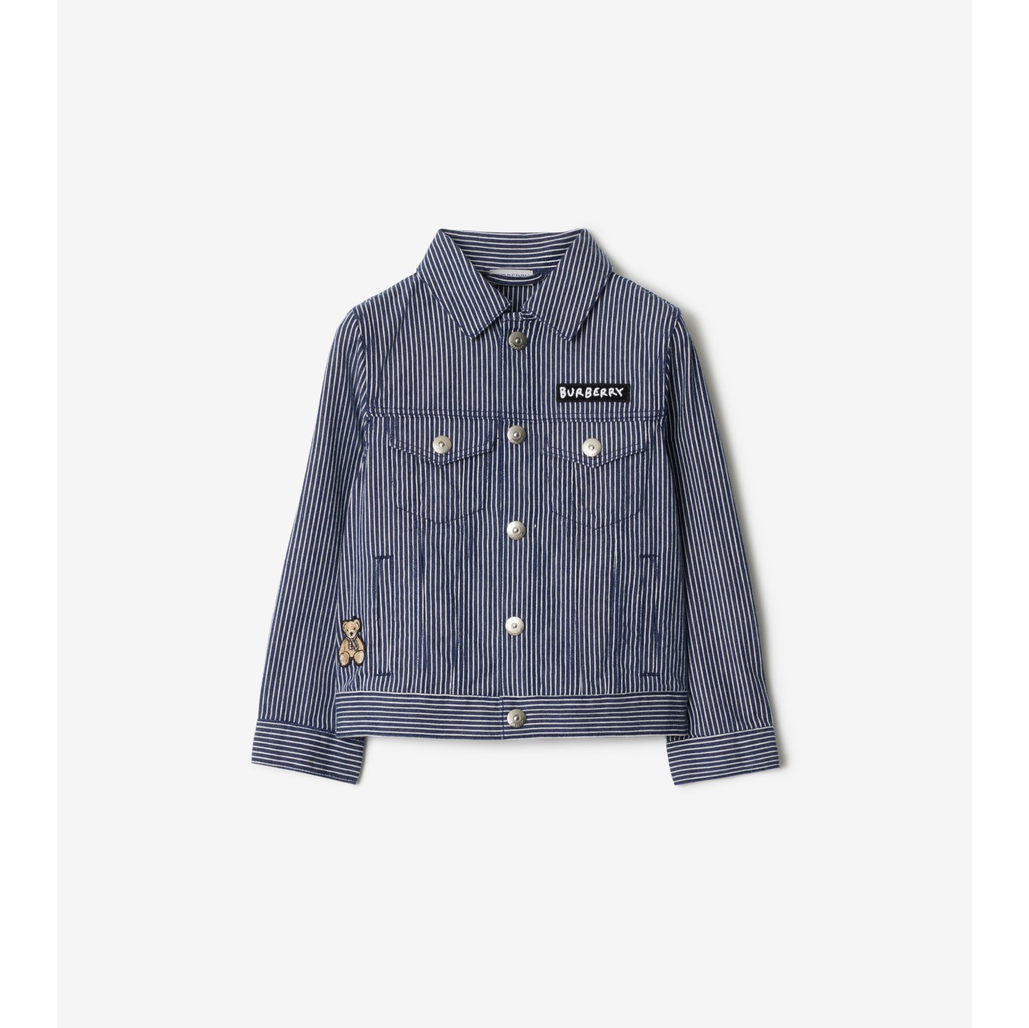 Giacca in denim a righe