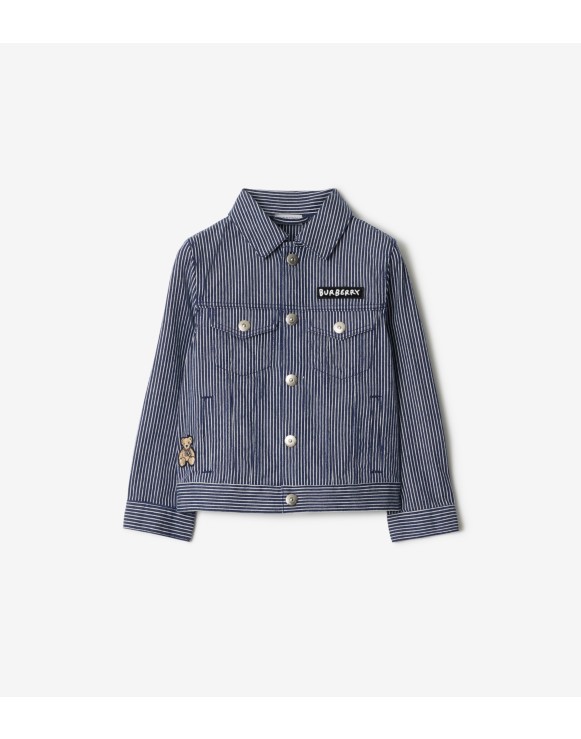 Striped Denim Jacket