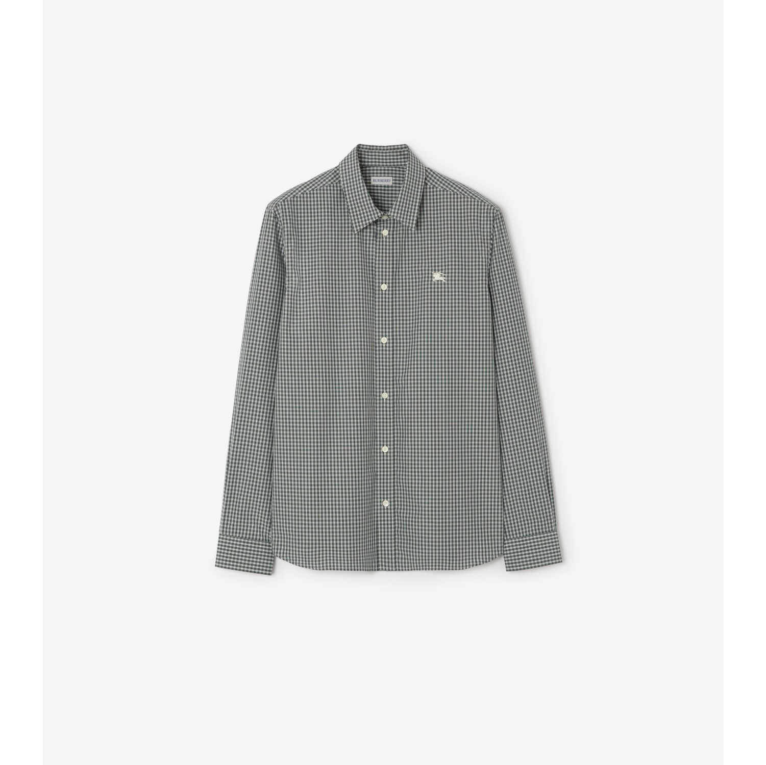 Relaxed Fit Check Cotton Shirt