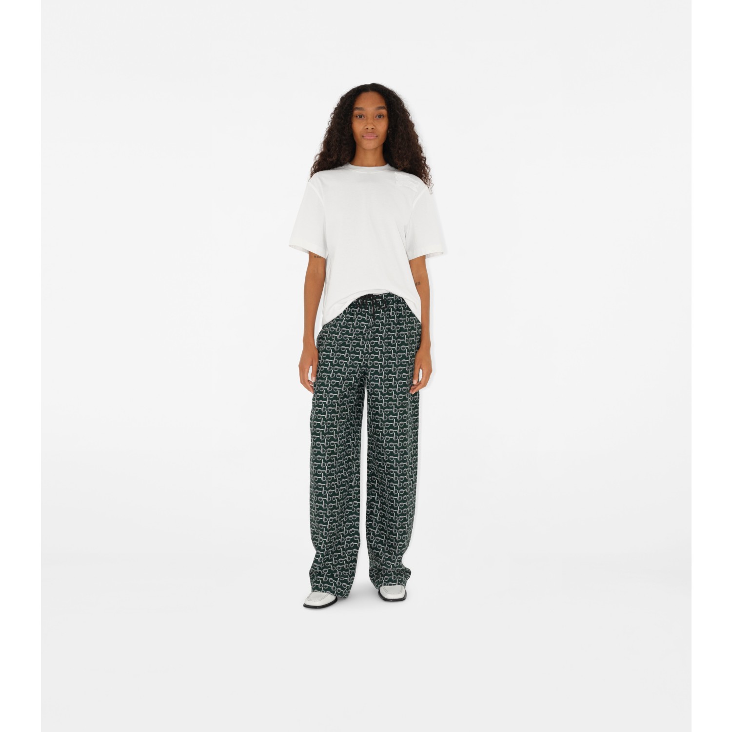 Burberry pants hot sale womens silver