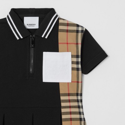 burberry check polo