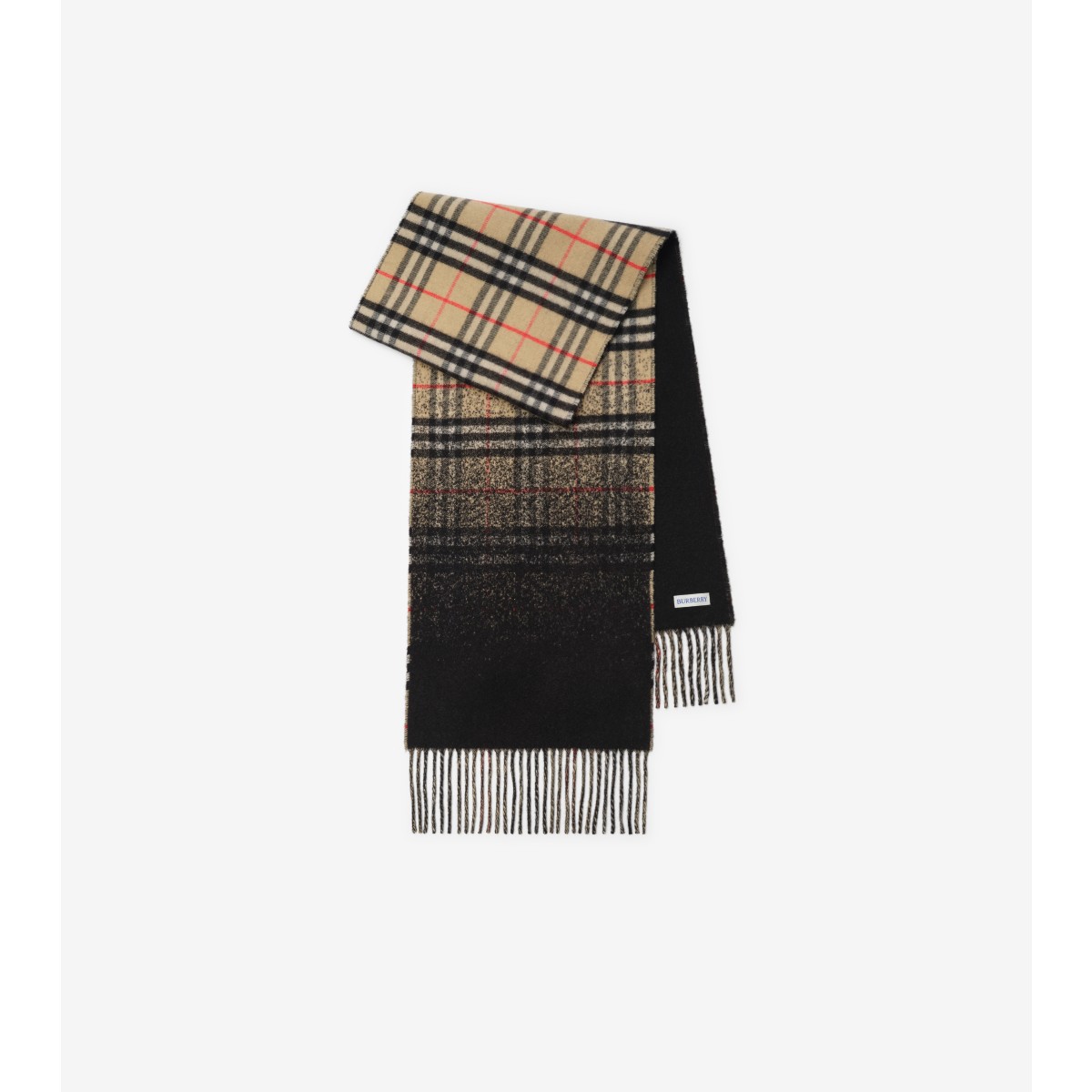 Check Gradient Cashmere Scarf