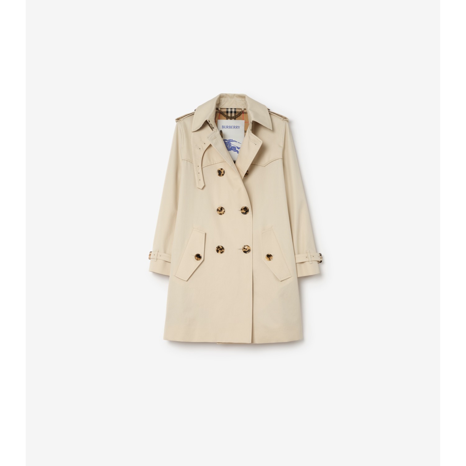 Short Gabardine Summerside Trench Coat​