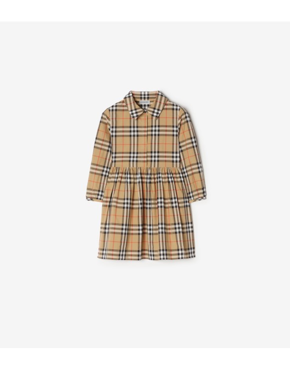 Check Cotton Dress