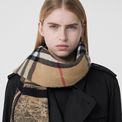 burberry cashmere scarf women