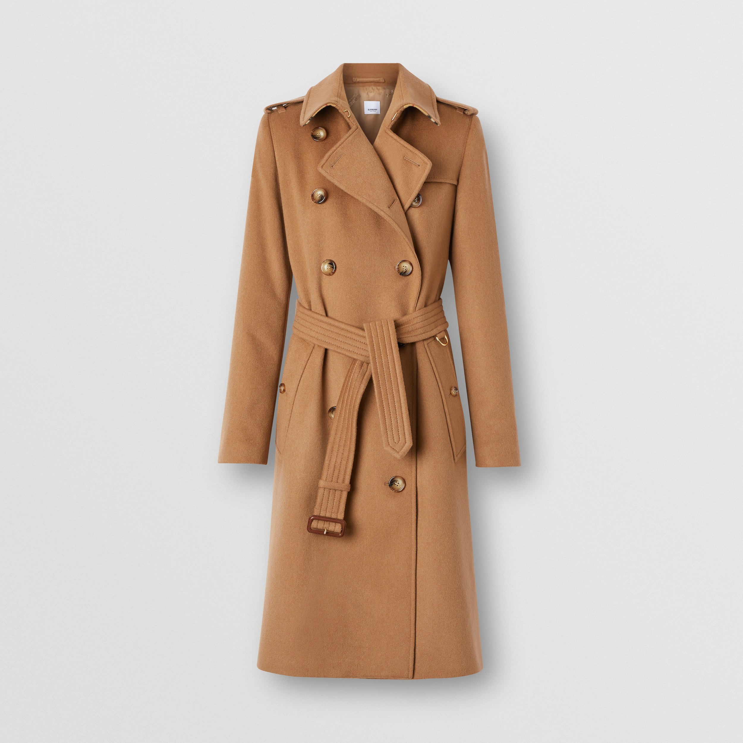 Cashmere Kensington Trench Coat in Bronze - Women | Burberry® Official - 4