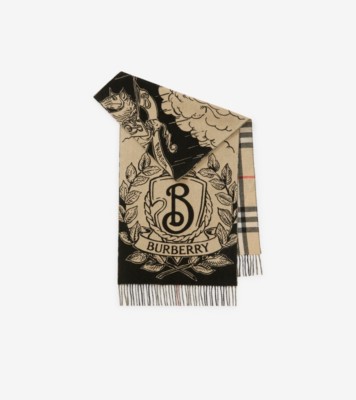 Wide Reversible Stormy Knight Scarf Sand ®