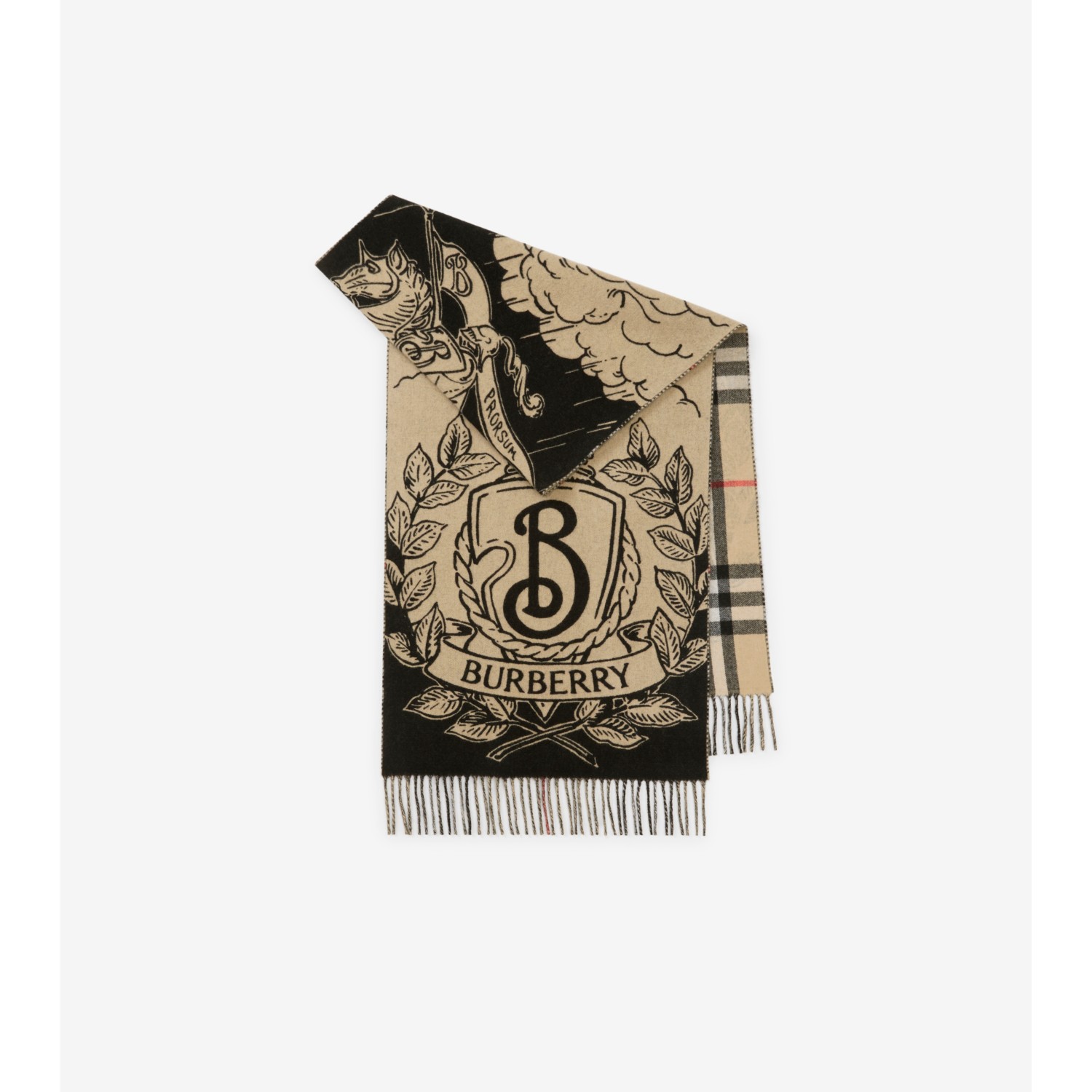 Wide Reversible Stormy Knight Scarf - thumbnail 10
