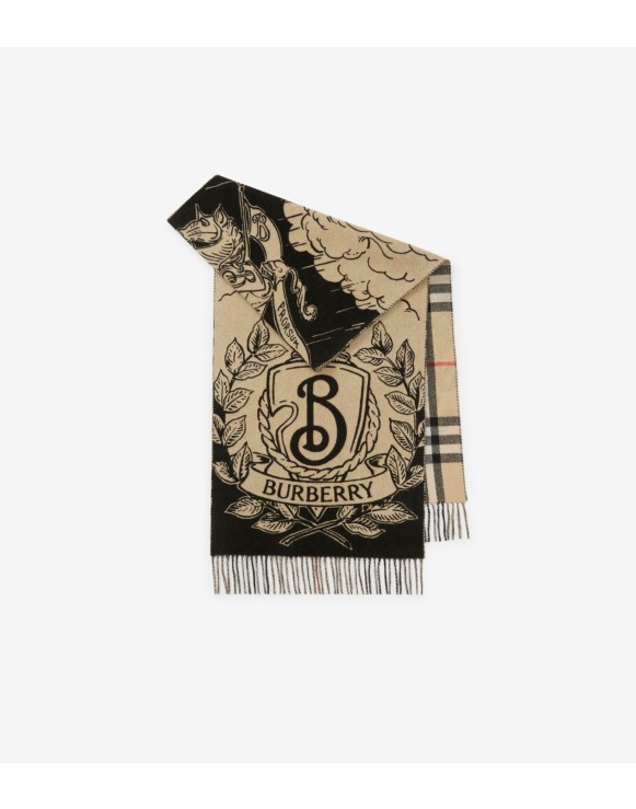Wide Reversible Stormy Knight Scarf