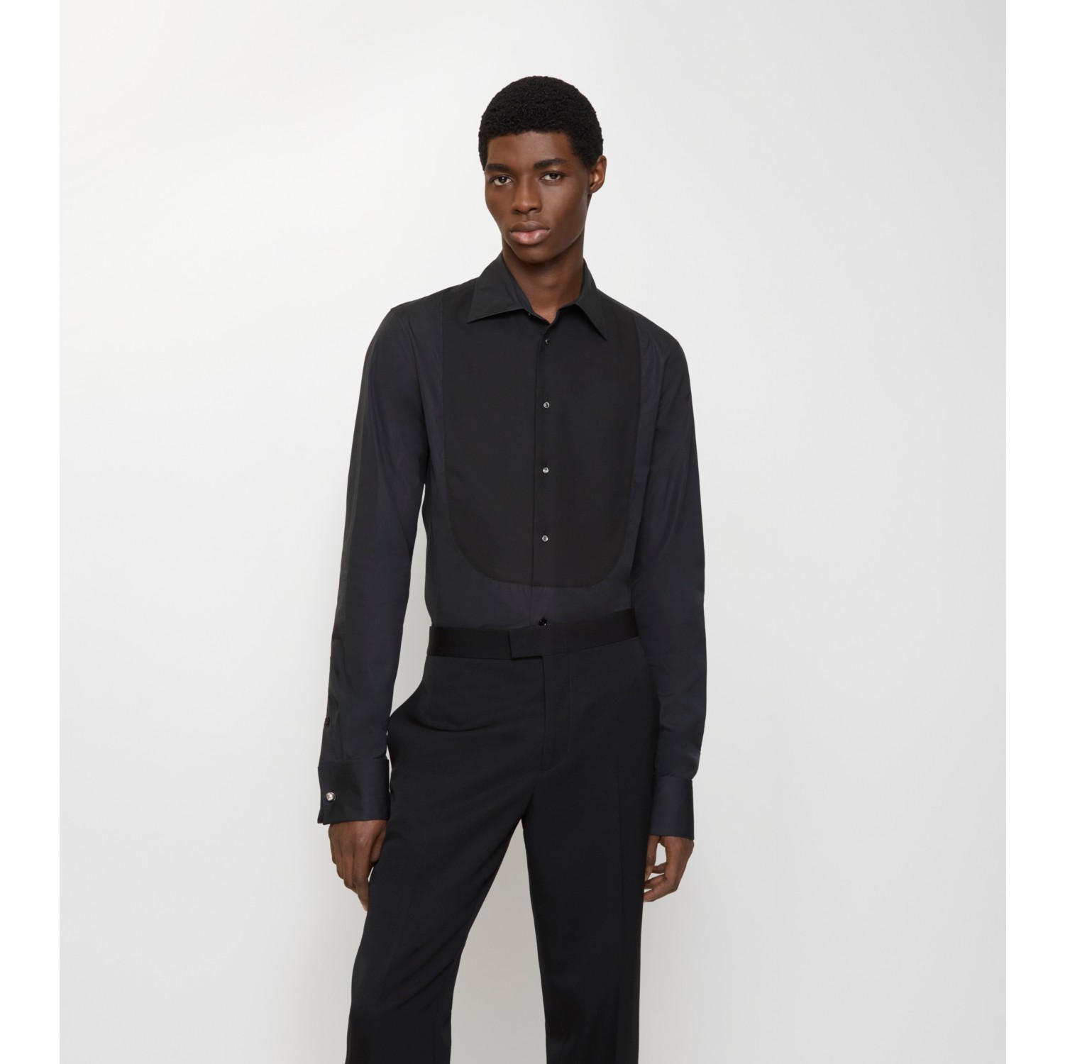 Slim Fit Cotton Tuxedo Shirt