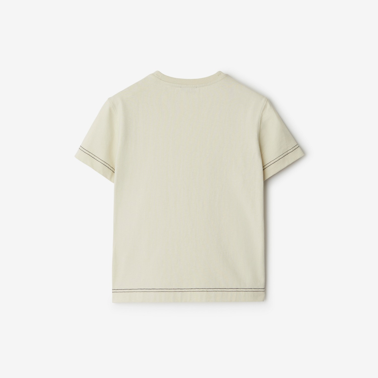 Camiseta de algodão em corte quadrado