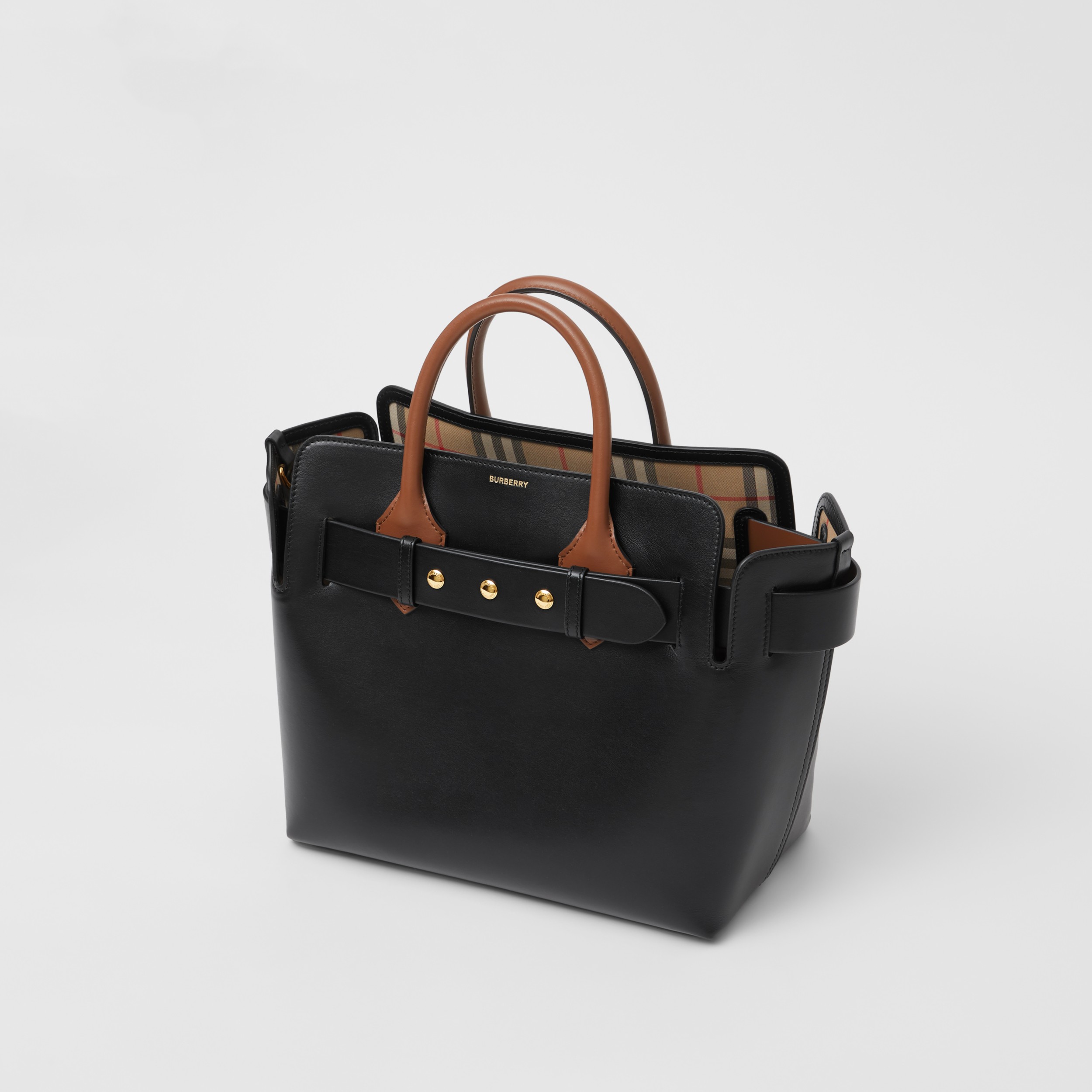 The Medium Leather Triple Stud Belt Bag in Black Women Burberry